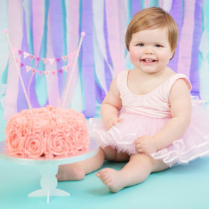 First Birthday Cake Smash - baby photographer swanley kent