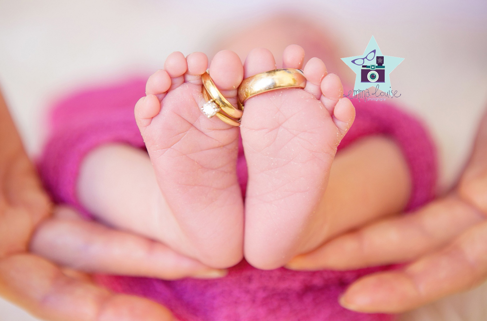 Newborn Baby Feet Parent