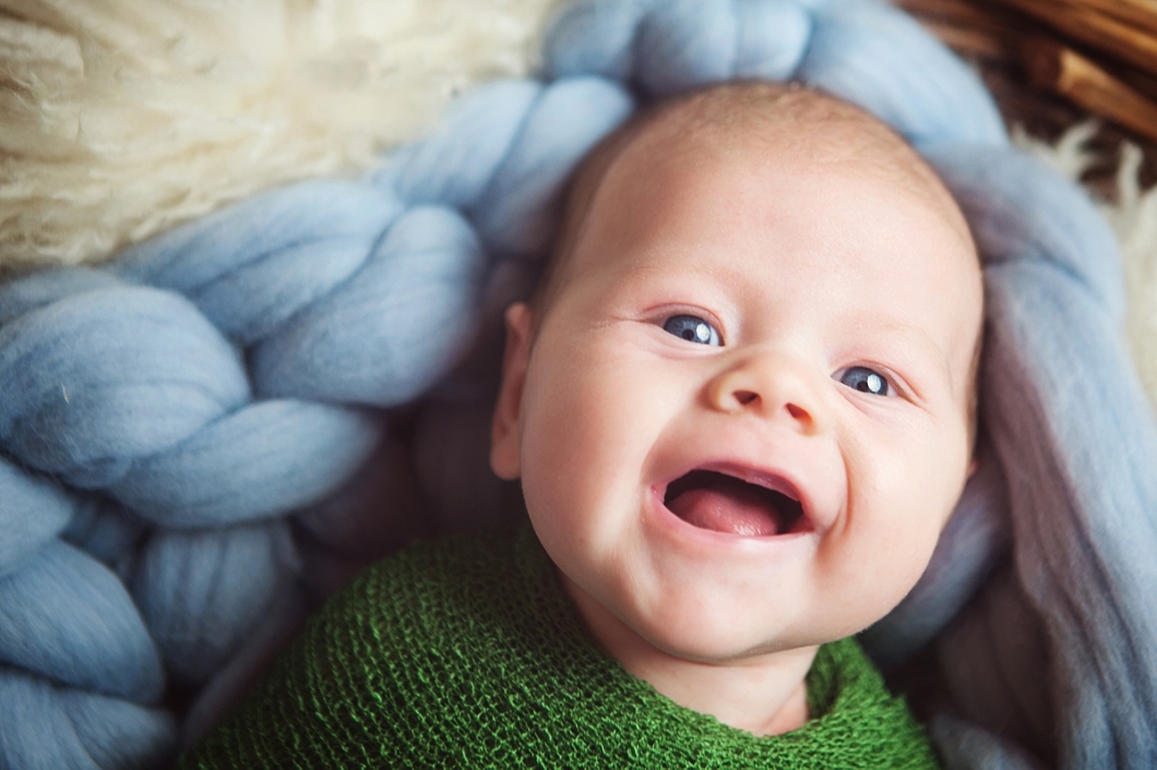 Smiling Baby - Lifestyle Baby Photography Kent